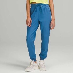 Lululemon Athletica Ocean Blue Joggers with Elastic Waistband